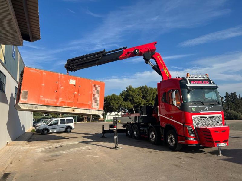 camion grua autocargante